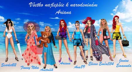 06.06. - narodeniny: Ariana  - Beach party
